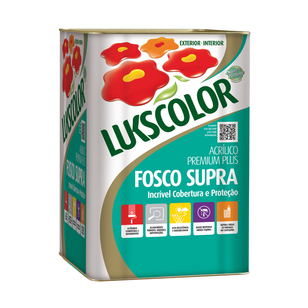 ACRILICO FOSCO SUPRA METAL LUKSCOLOR - 18 LT