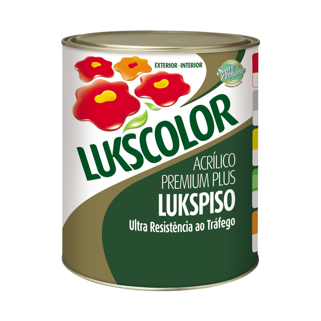 LUKSPISO ACRILICO AMARELO DEMARCACAO LUKSCOLOR - 900 ML