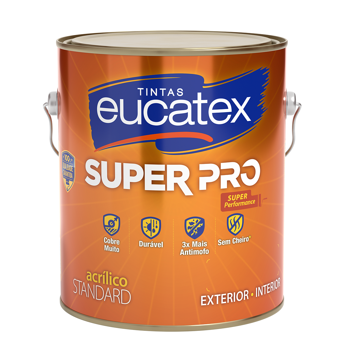 EUCATEX SUPER PRO ACRIL BRANCO - 3.6L