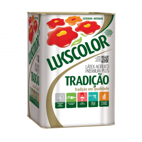 TRADICAO LATEX ACRILICO PREMIUM AMARELO CANARIO LUKSCOLOR - 18 LT