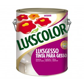 LUKSGESSO TINTA PARA GESSO BRANCO LUKSCOLOR - 3,6 GL