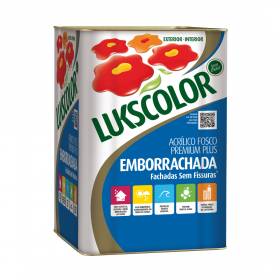 EMBORRACHADA ACRILICO FOSCO PREMIUM BRANCO LUKSCOLOR  - 18 LT