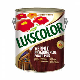 VERNIZ POWER PLUS BRILHANTE MOGNO LUKSCOLOR - 3,6 GL