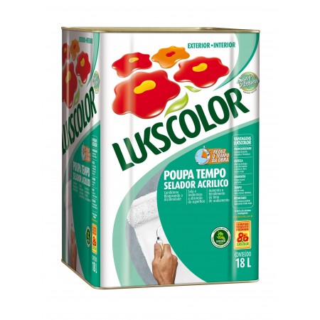 POUPA TEMPO SELADOR ACRILICO BRANCO LUKSCOLOR - 18 LT
